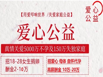 新田捐卵助孕生子 爱心志愿者招募